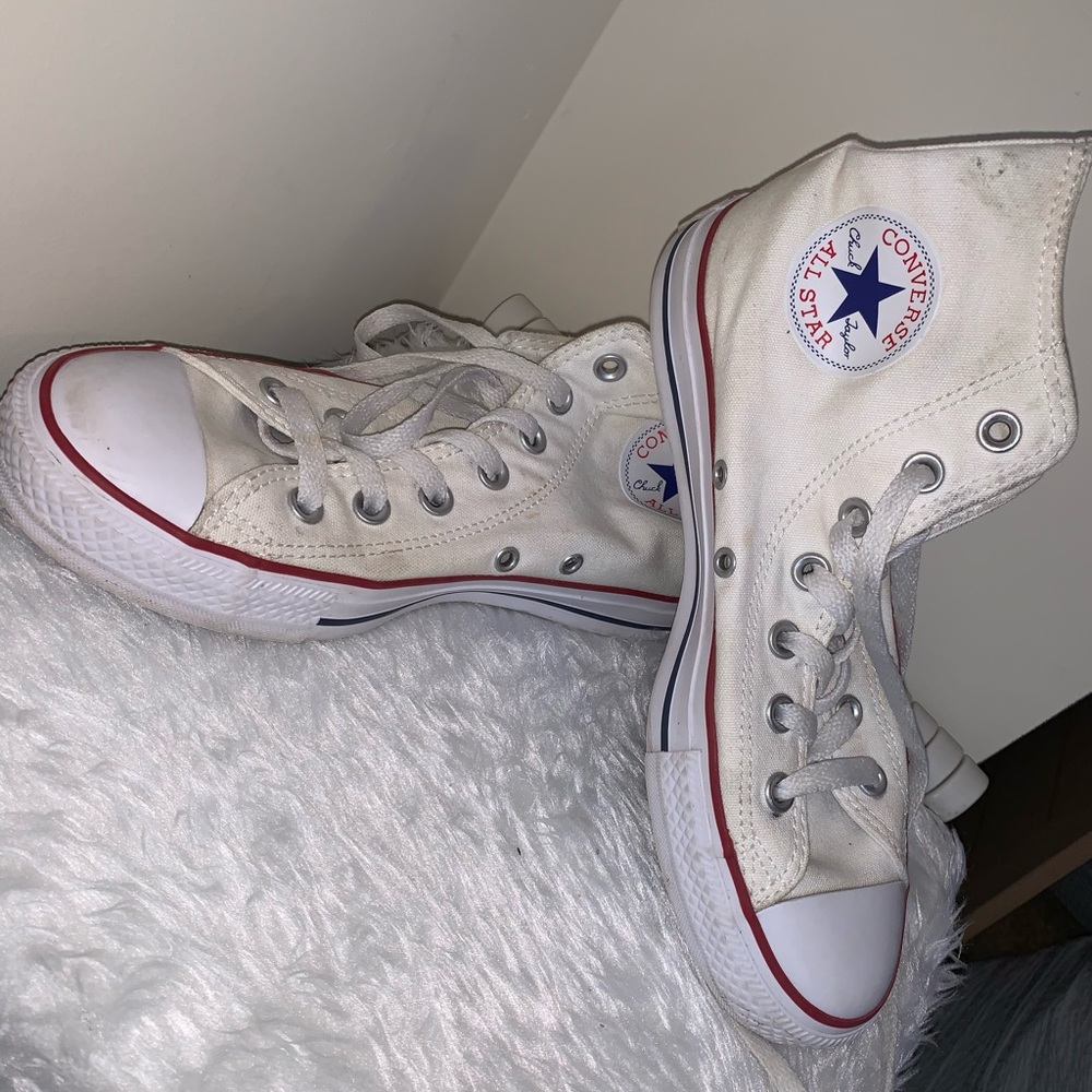 white high top converse